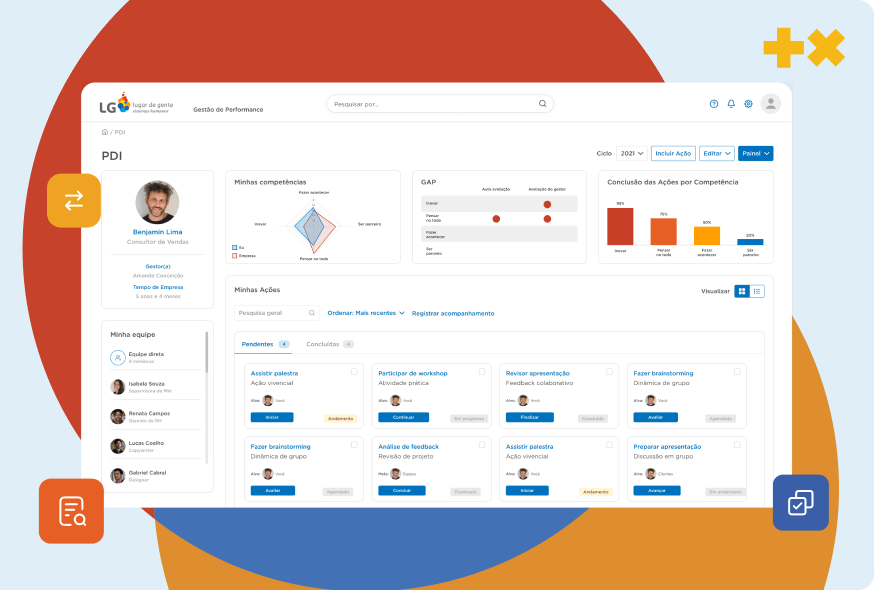 Capacitação contínua com tecnologia, escala e propósito
